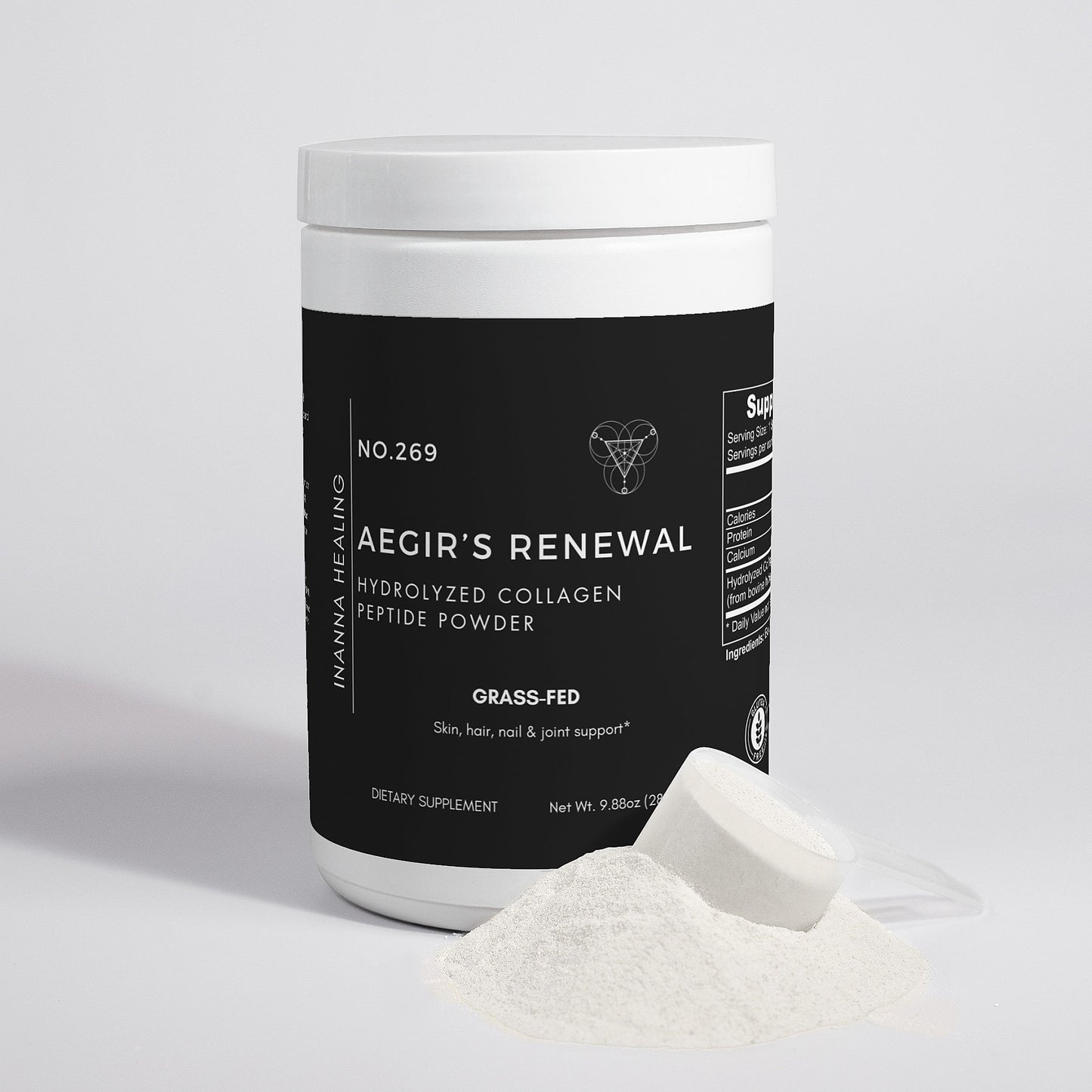 Aegir’s Renewal: Grass-Fed Hydrolyzed Collagen Peptide Powder