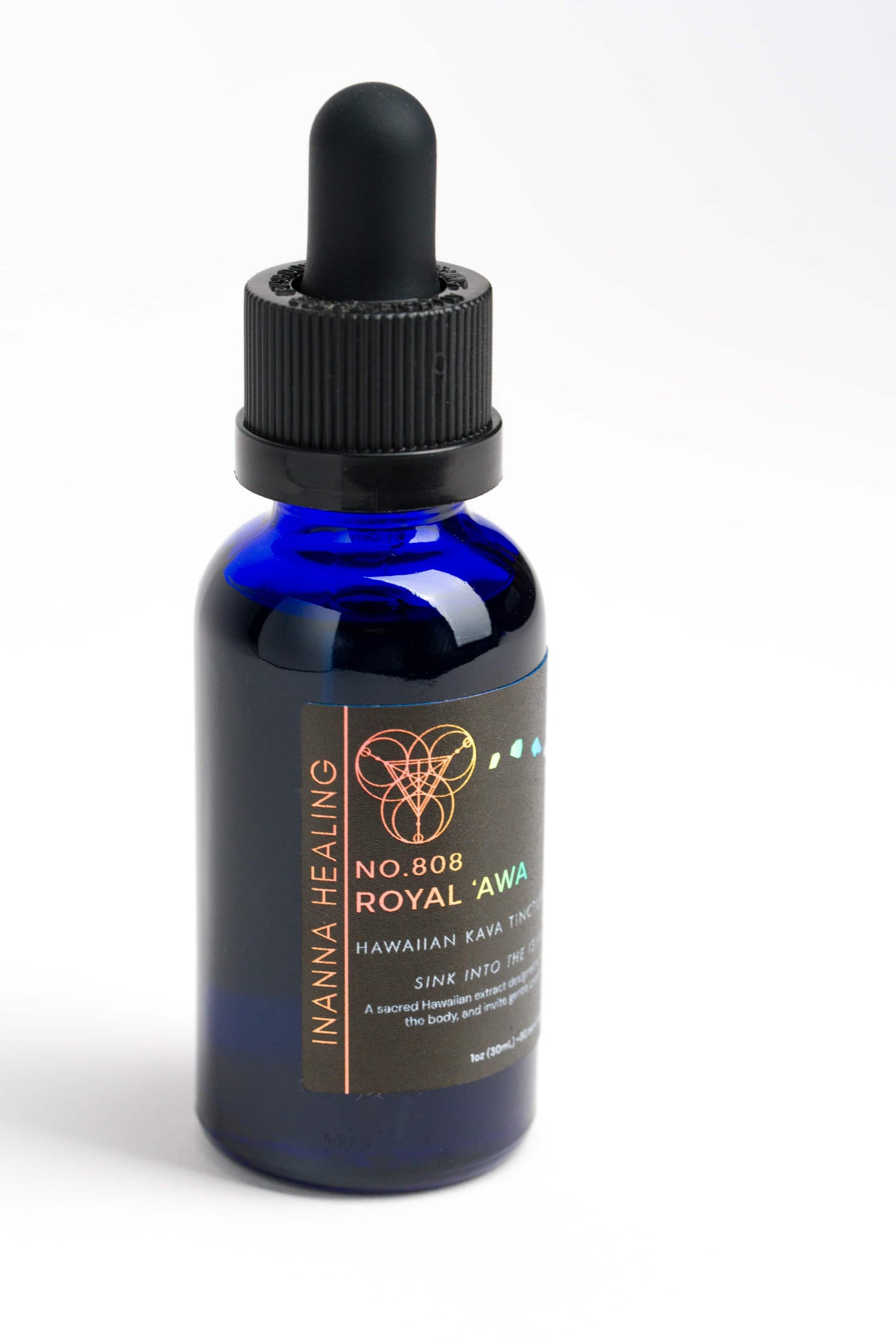 Royal ‘Awa – Hawaiian Kava Tincture | Stress & Anxiety Relief | Relaxation & Sleep Support | Charged by Inanna™