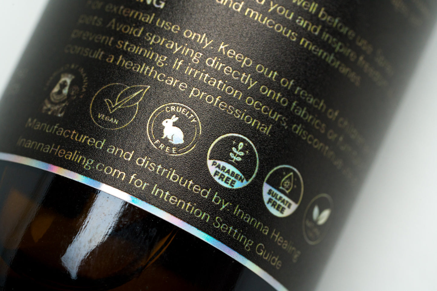 Aura cleansing spray infused with scalar energy and sacred frequencies