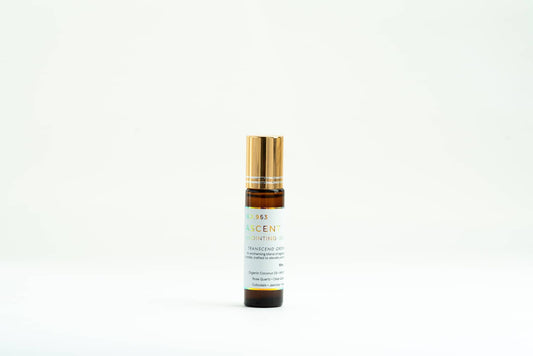 Charged Anointing Oil infused with scalar energy, sacred frequencies, and organic coconut oil for energetic healing and ritual use.