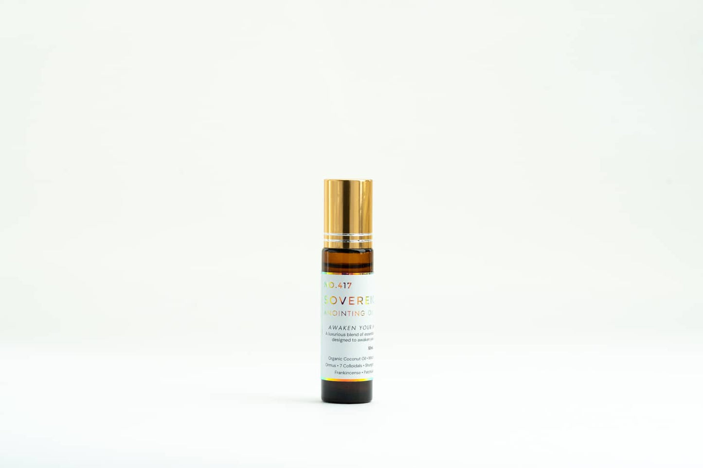 Charged Anointing Oil infused with scalar energy, sacred frequencies, and organic coconut oil for energetic healing and ritual use.