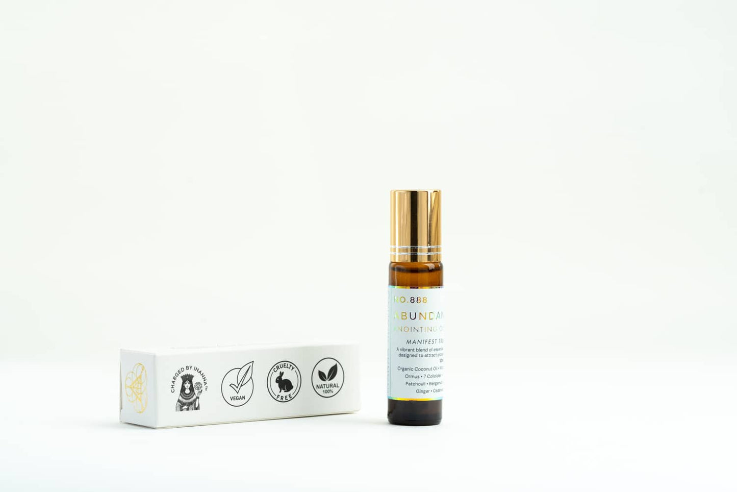 Charged Anointing Oil infused with scalar energy, sacred frequencies, and organic coconut oil for energetic healing and ritual use.