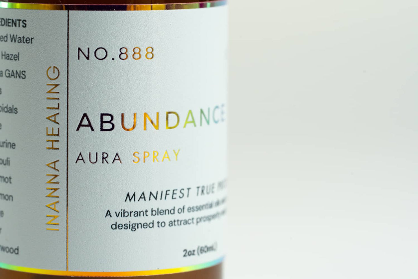 Aura cleansing spray infused with scalar energy and sacred frequencies