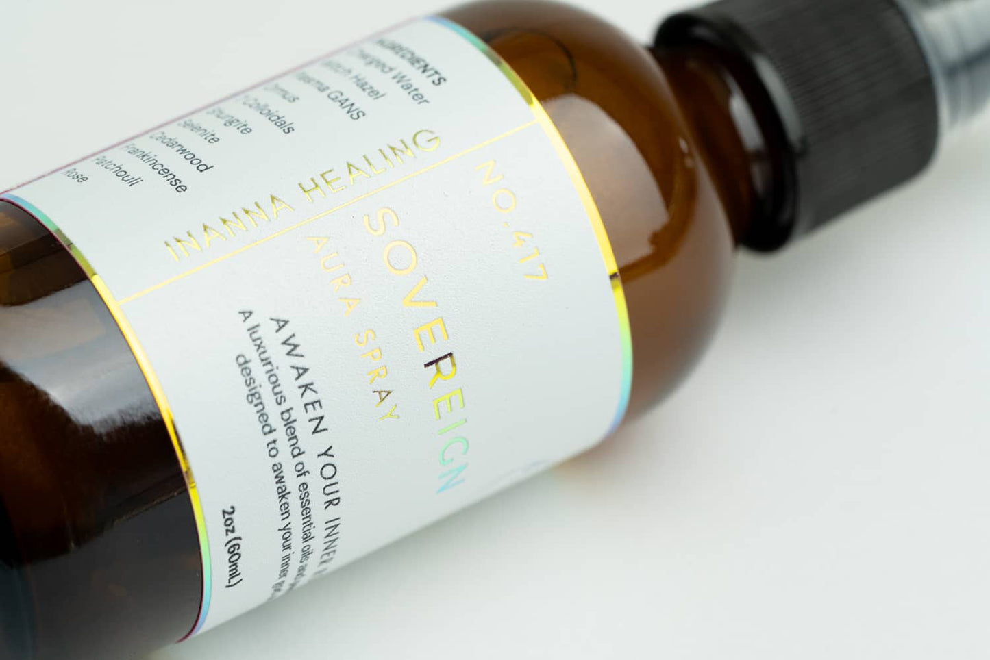 Aura cleansing spray infused with scalar energy and sacred frequencies