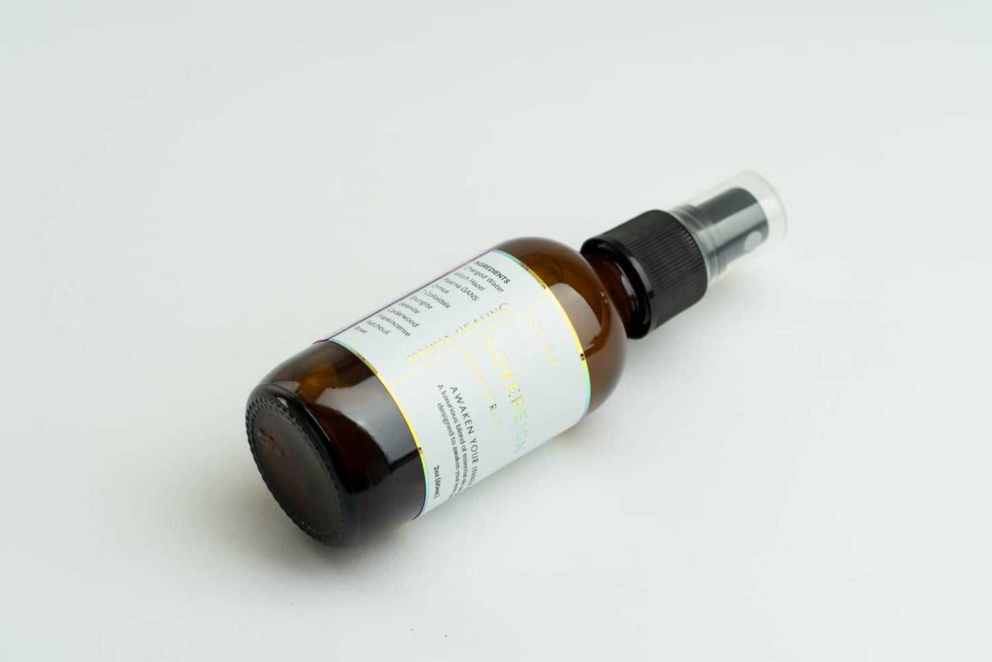 Aura cleansing spray infused with scalar energy and sacred frequencies