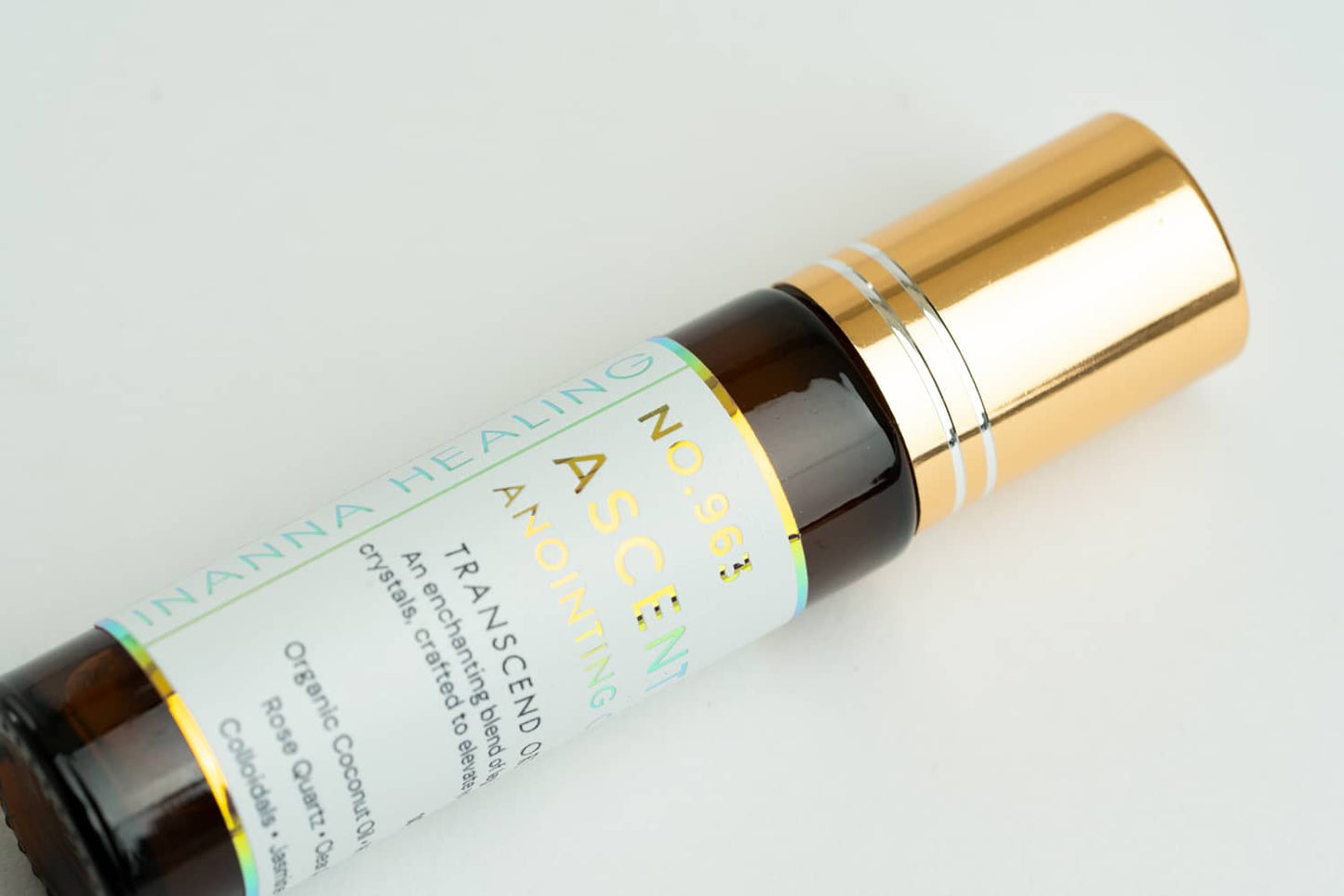 Charged Anointing Oil infused with scalar energy, sacred frequencies, and organic coconut oil for energetic healing and ritual use.