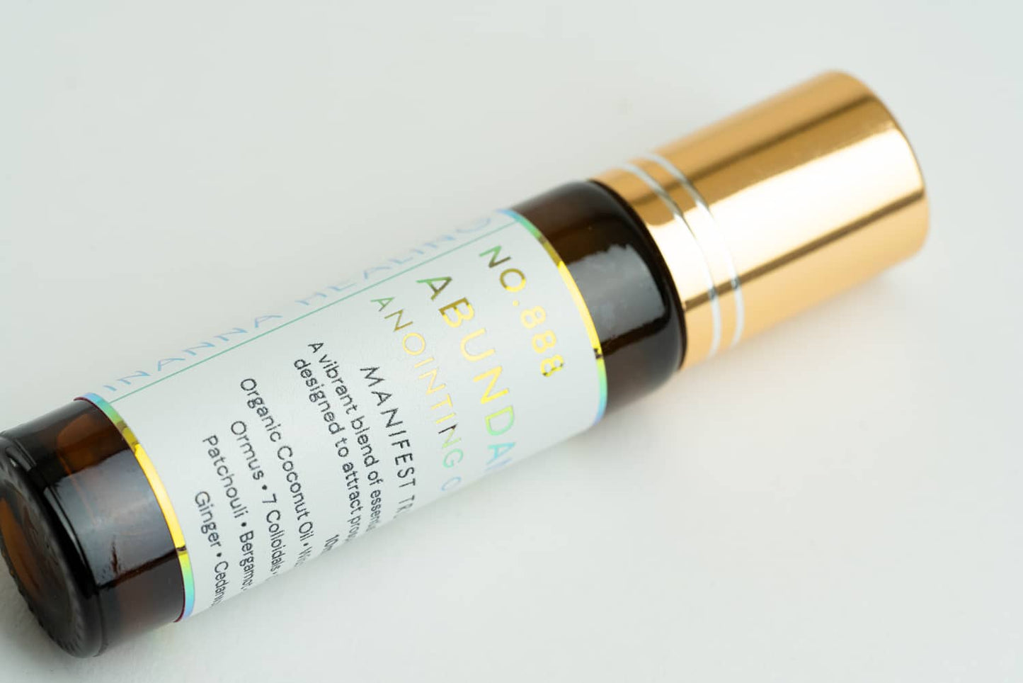 Charged Anointing Oil infused with scalar energy, sacred frequencies, and organic coconut oil for energetic healing and ritual use.