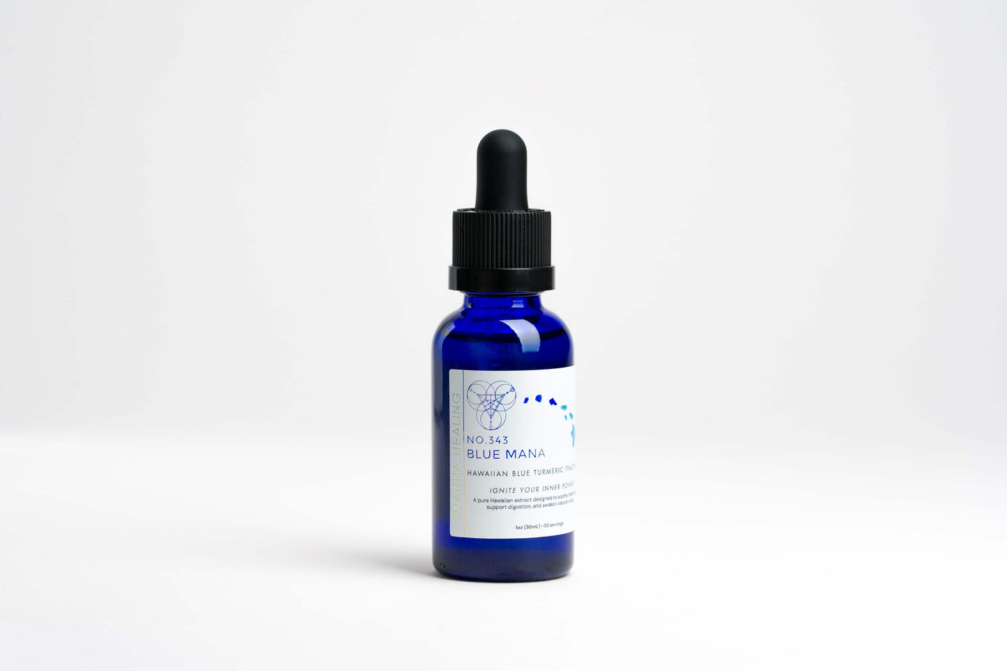Blue Mana – Hawaiian Blue Turmeric Tincture | Anti-Inflammatory & Digestion Support | Charged by Inanna™