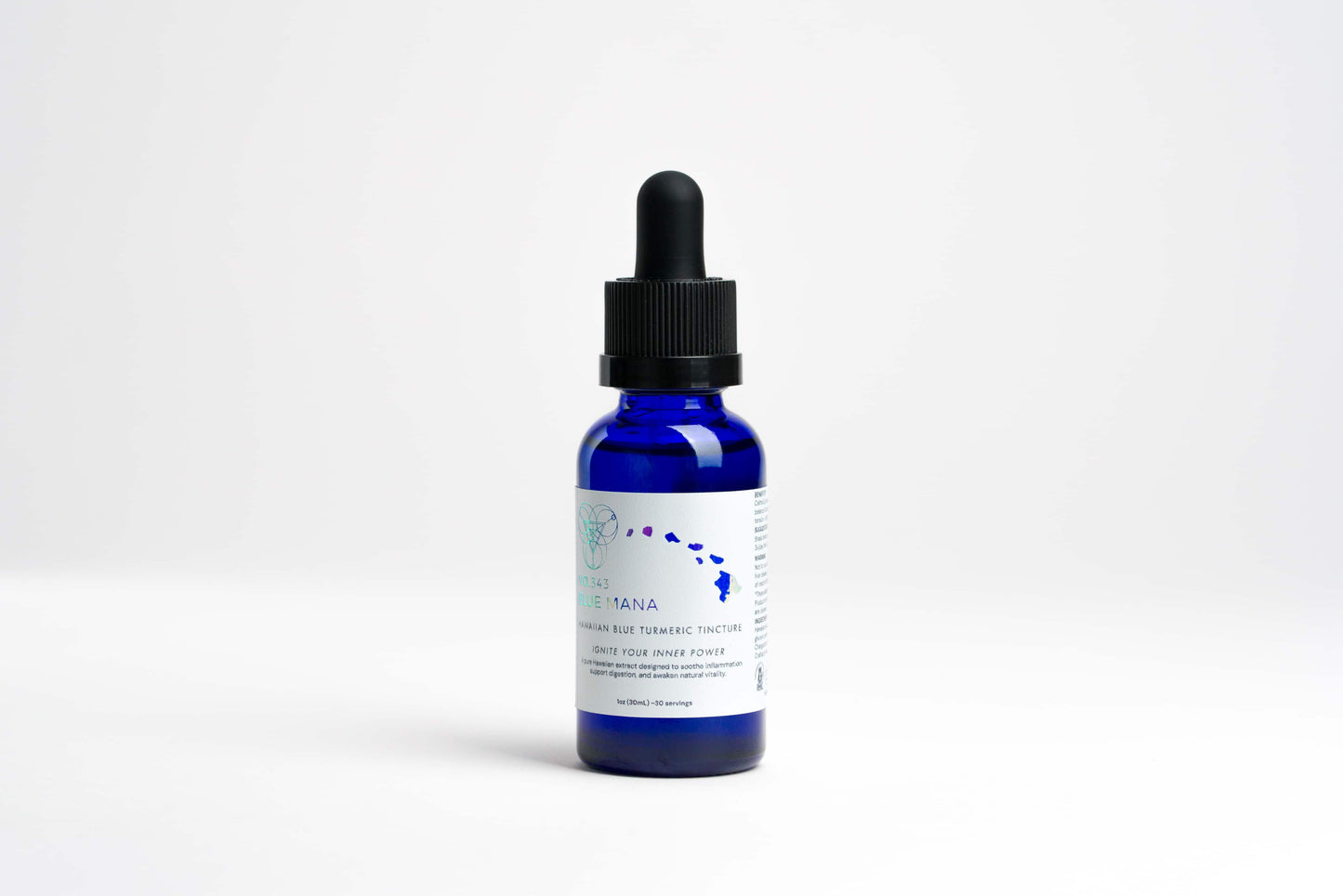 Blue Mana – Hawaiian Blue Turmeric Tincture | Anti-Inflammatory & Digestion Support | Charged by Inanna™
