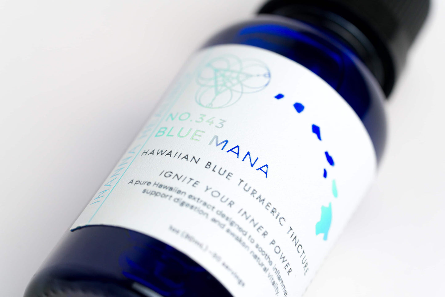 Blue Mana – Hawaiian Blue Turmeric Tincture | Anti-Inflammatory & Digestion Support | Charged by Inanna™