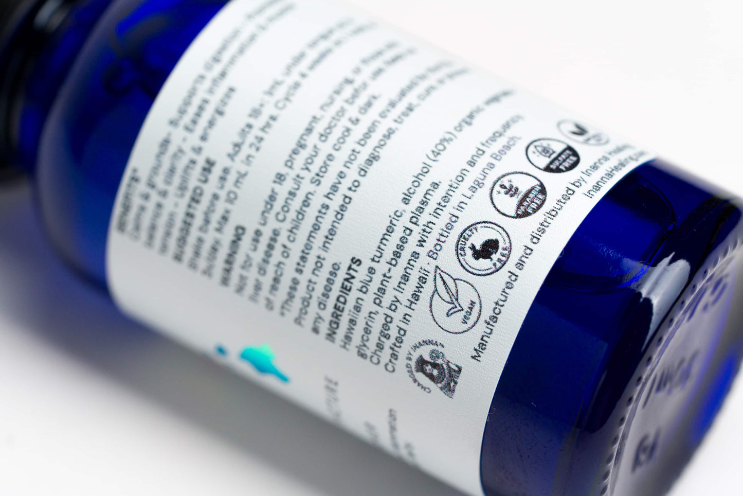 Blue Mana – Hawaiian Blue Turmeric Tincture | Anti-Inflammatory & Digestion Support | Charged by Inanna™